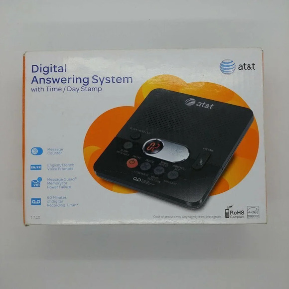 AT&T Digital Answering System - Bilingual (English/French)  with Time/Day Stamp - Picture 2 of 4